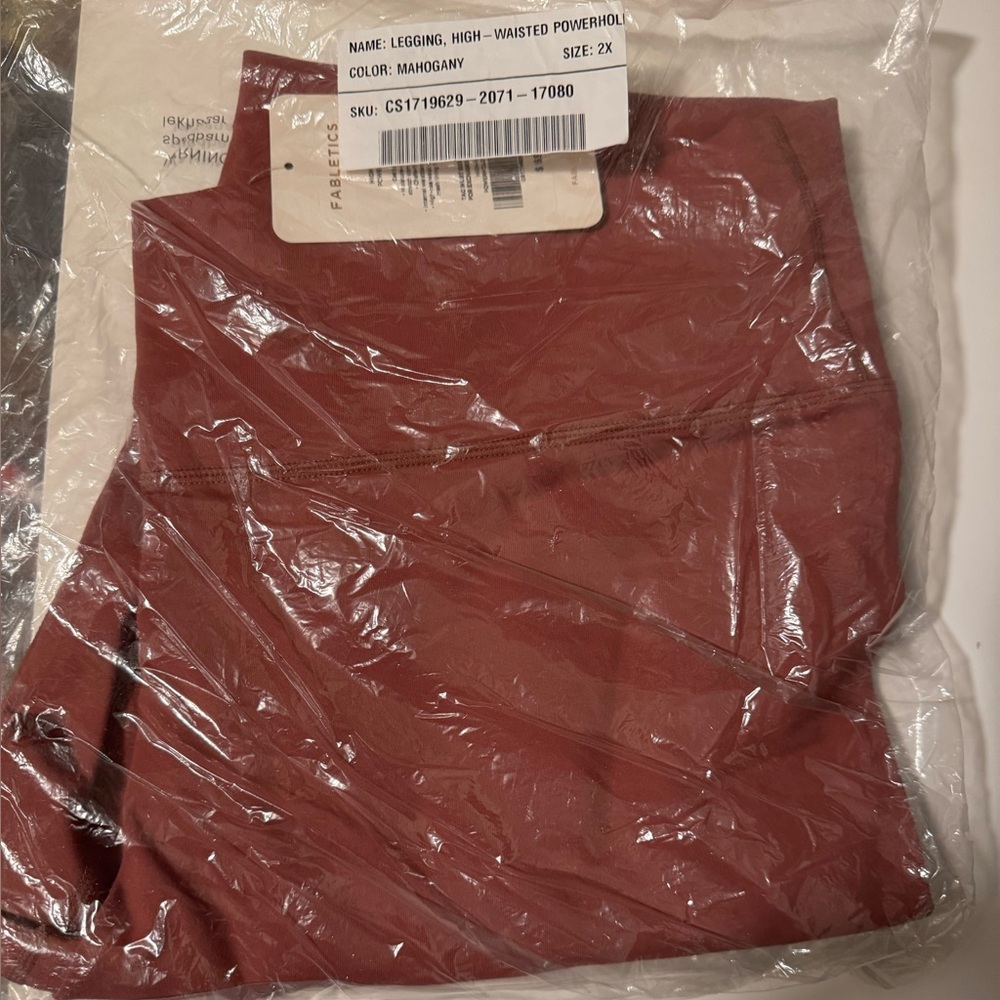 Fabletics Mahogany High-Waisted Leggings